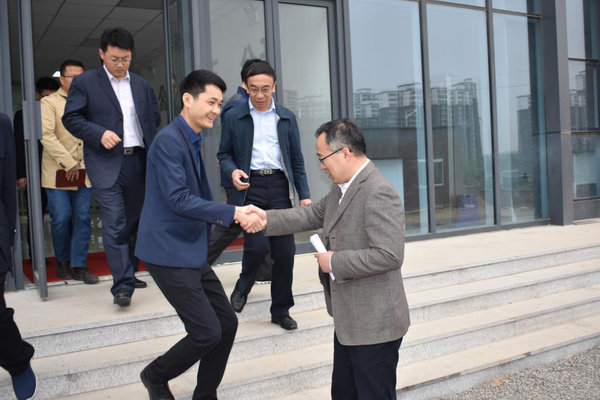 Li jianwei, deputy researcher of Tai’an City real economy command, and other leaders came to anpu inspection and guidance